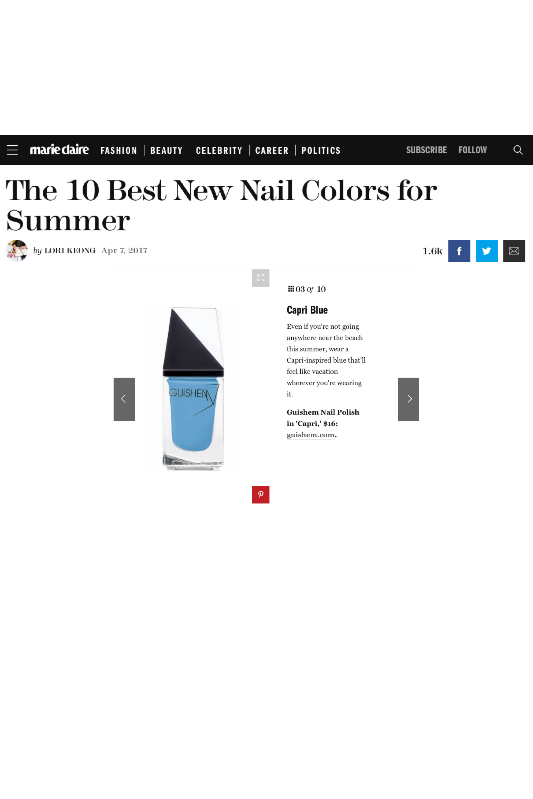 The 10 Best New Nail Colors for Summer