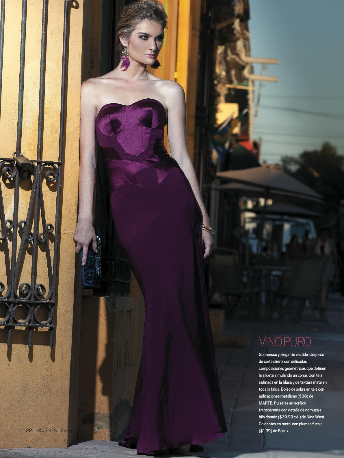 GUiSHEM in the cover and inside spread of Mujeres Magazine, January 2012