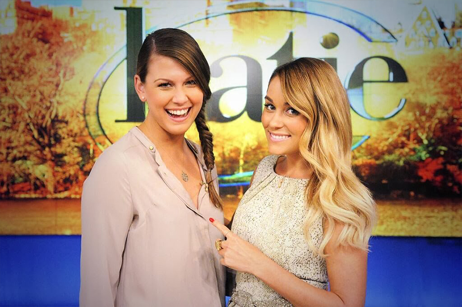 Lauren Conrad wearing GUiSHEM at The Katie Couric Show, October 2013