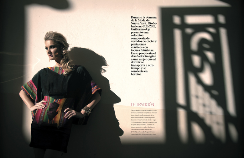 GUiSHEM in the cover and inside spread of Mujeres Magazine, January 2012